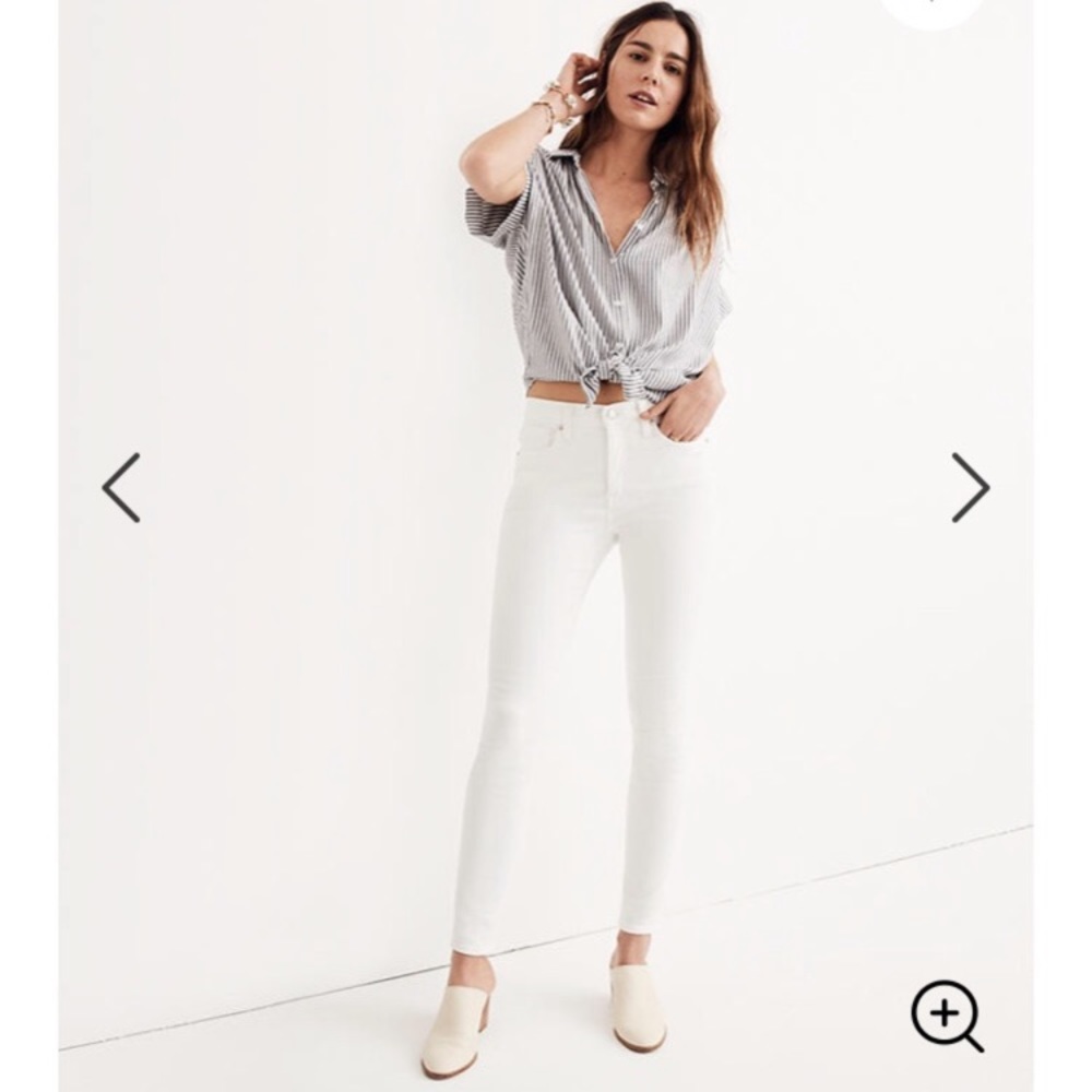 Madewell 9” Skinny Mid Rise Jeans